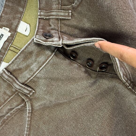 Taylor Stitch The Chore Pants Mens 28x30 Brown Boss Duck Canvas Double Knee Work - Picture 6 of 16